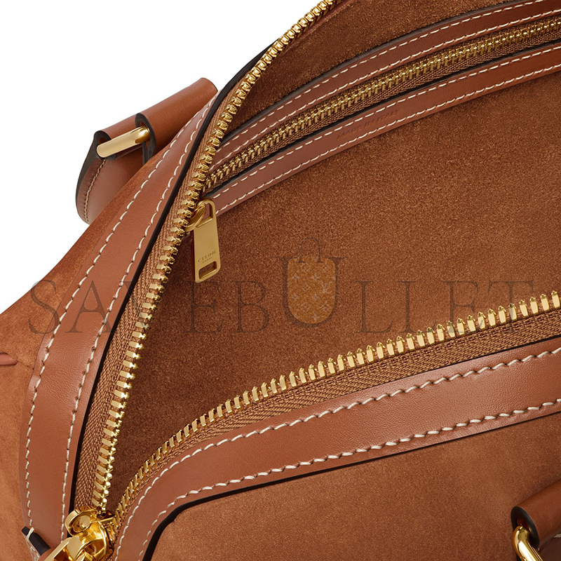 CELINE MEDIUM BOSTON BAG IN NUBUCK CALFSKIN CELT29U4 (25*19*13cm)